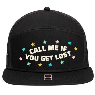 Call Me If You Get Lost 7 Panel Mesh Trucker Snapback Hat