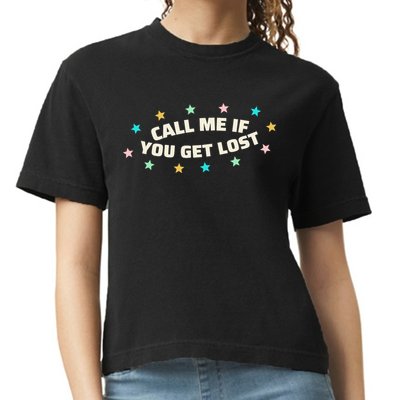 Call Me If You Get Lost Comfort Colors Boxy T-Shirt