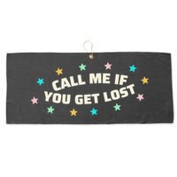 Call Me If You Get Lost Large Microfiber Waffle Golf Towel