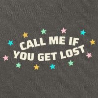 Call Me If You Get Lost Cotton Canvas Backpack