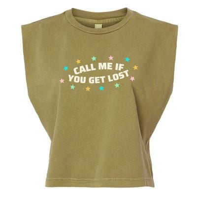 Call Me If You Get Lost Garment-Dyed Women's Muscle Tee