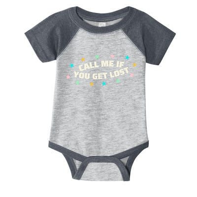 Call Me If You Get Lost Infant Baby Jersey Bodysuit