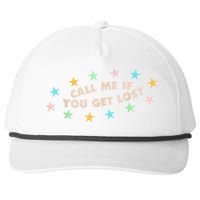 Call Me If You Get Lost Trendy Costume Snapback Five-Panel Rope Hat