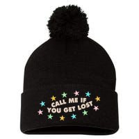 Call Me If You Get Lost Trendy Costume Pom Pom 12in Knit Beanie