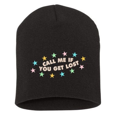 Call Me If You Get Lost Trendy Costume Short Acrylic Beanie