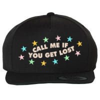 Call Me If You Get Lost Trendy Costume Wool Snapback Cap