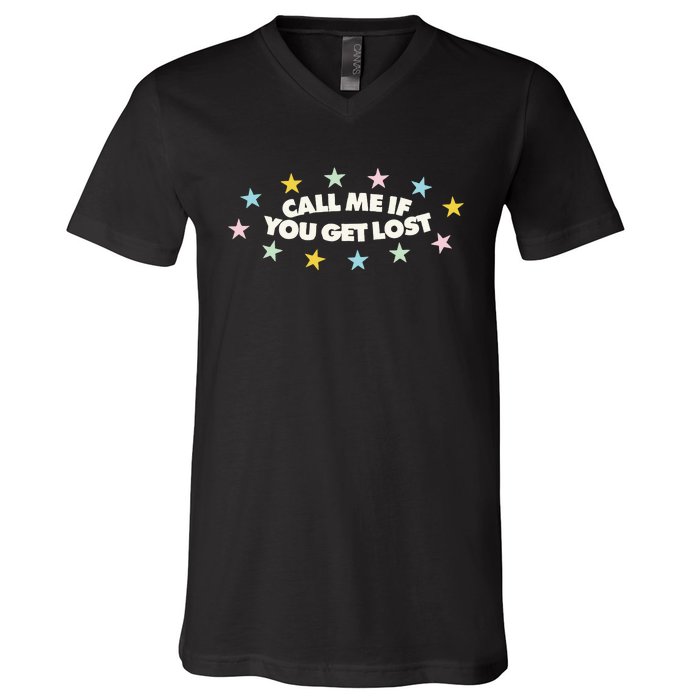 Call Me If You Get Lost Hip Hop V-Neck T-Shirt