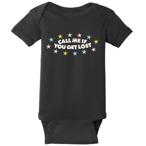 Call Me If You Get Lost Hip Hop Baby Bodysuit