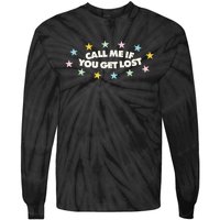 Call Me If You Get Lost Hip Hop Tie-Dye Long Sleeve Shirt