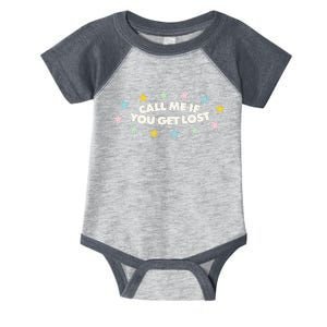 Call Me If You Get Lost Hip Hop Infant Baby Jersey Bodysuit