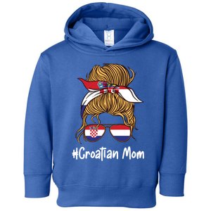 Croatian Mom International Croatia Flag Mothers Day Gift Toddler Hoodie