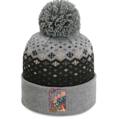 Cool Mushrooms Illustration The Baniff Cuffed Pom Beanie