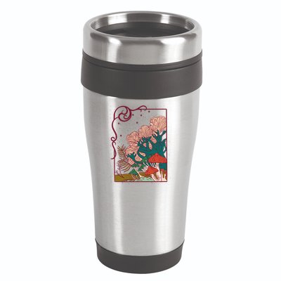 Cool Mushrooms Illustration 16oz Travel Tumbler