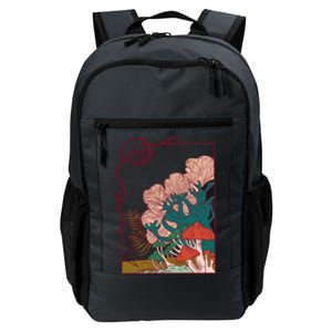 Cool Mushrooms Illustration Daily Commute Backpack