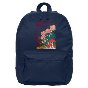 Cool Mushrooms Illustration 16 in Basic Backpack