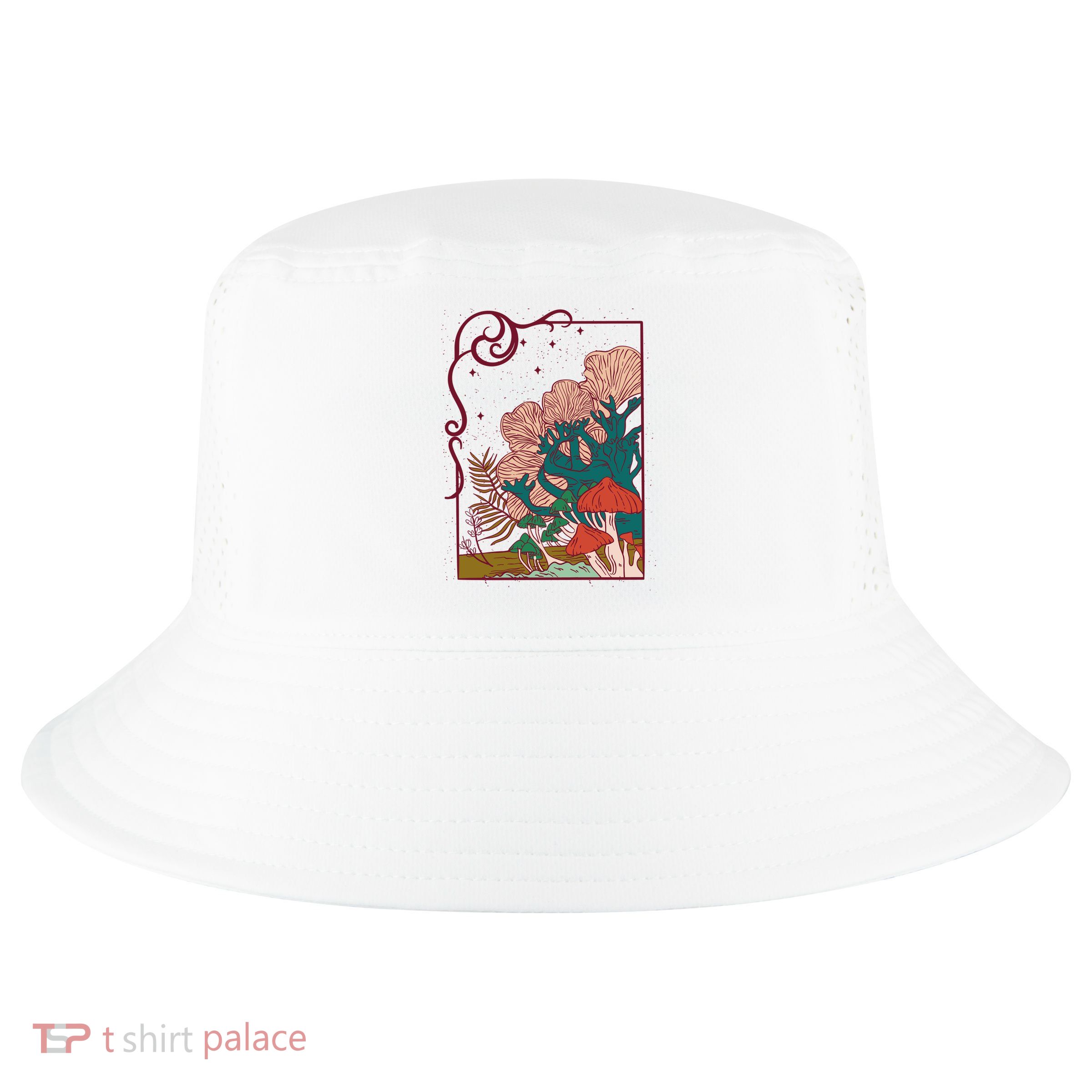 Cool Mushrooms Illustration Cool Comfort Performance Bucket Hat