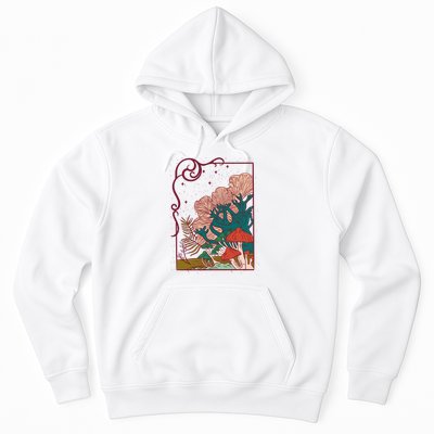 Cool Mushrooms Illustration Hoodie