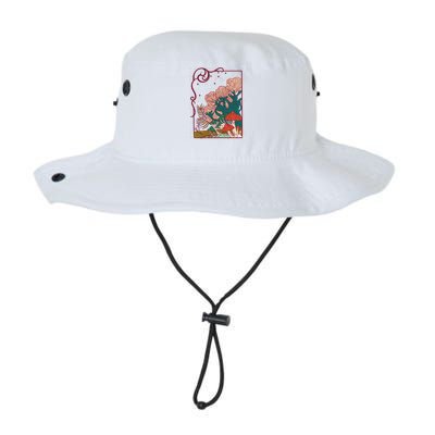 Cool Mushrooms Illustration Bucket Hat