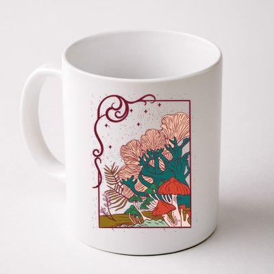 Cool Mushrooms Illustration Mug