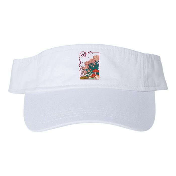 Cool Mushrooms Illustration Visor