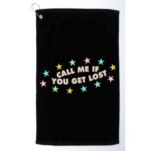 Call Me If You Get Lost Trendy Costume Platinum Collection Golf Towel