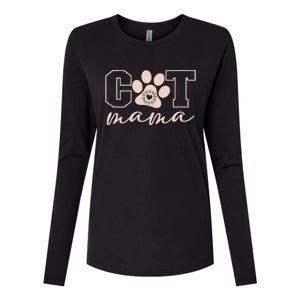 Cat Mama I Love My Cat Cat Mom Great Gift Classic Womens Cotton Relaxed Long Sleeve T-Shirt