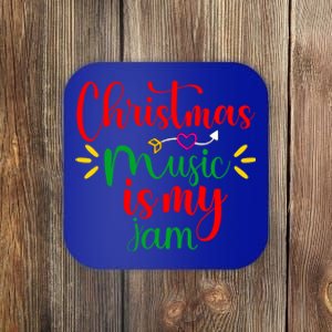 Christmas Music Is My Jam Funny Christmas Music Lover Quote Funny Gift Coaster