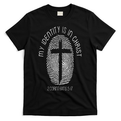 Christian My Identity Is In Jesus Christ Bible Verse Faith T-Shirt