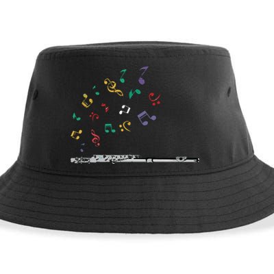 Classical Musical Instrument Flutist Gift Flute Sustainable Bucket Hat