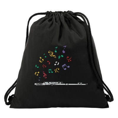 Classical Musical Instrument Flutist Gift Flute Drawstring Bag