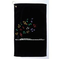 Classical Musical Instrument Flutist Gift Flute Golf Towel