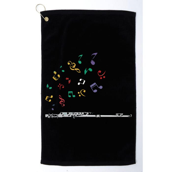 Classical Musical Instrument Flutist Gift Flute Golf Towel