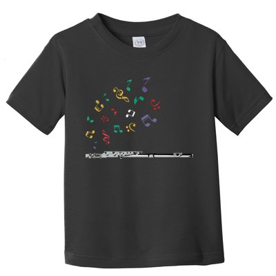 Classical Musical Instrument Flutist Gift Flute Toddler T-Shirt