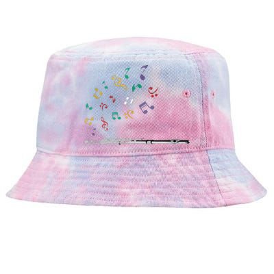 Classical Musical Instrument Flutist Gift Flute Tie-Dyed Bucket Hat