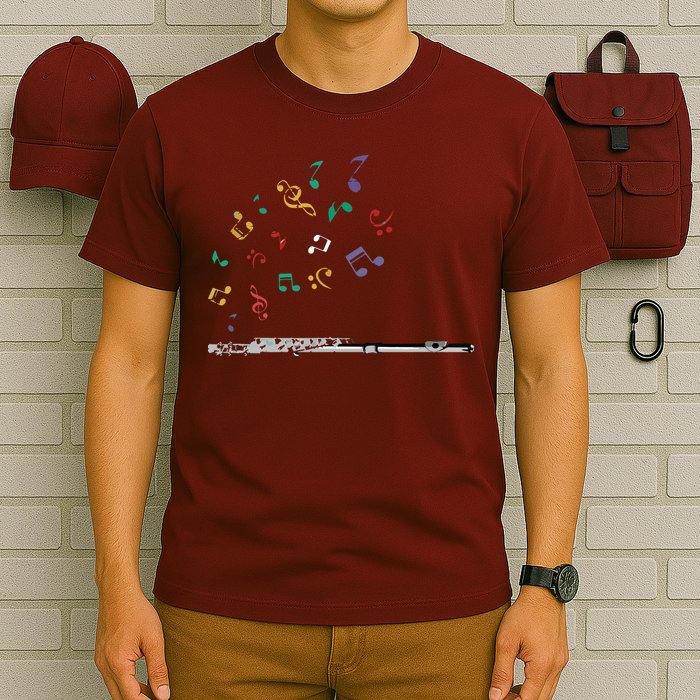 Classical Musical Instrument Flutist Gift Flute T-Shirt