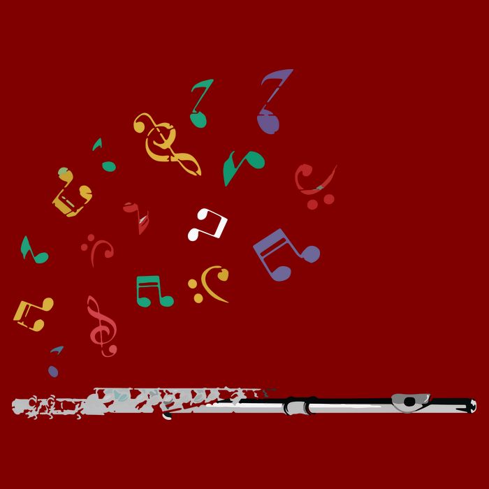 Classical Musical Instrument Flutist Gift Flute T-Shirt