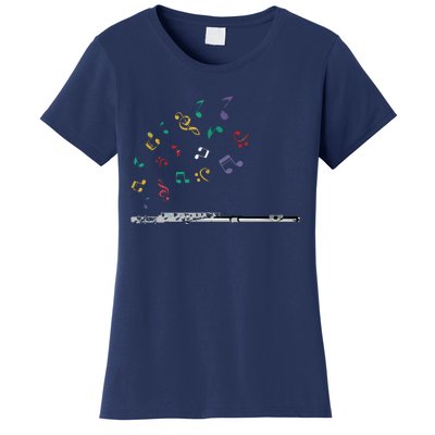 Classical Musical Instrument Flutist Gift Flute Women's T-Shirt