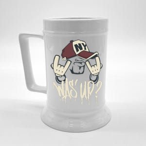 Cool Man In Cap Beer Stein