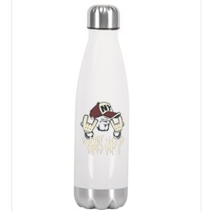 Cool Man In Cap Stainless Steel Insulated Water Bottle