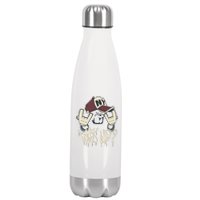 Cool Man In Cap Stainless Steel Insulated Water Bottle