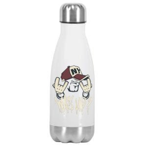 Cool Man In Cap Stainless Steel Insulated Water Bottle