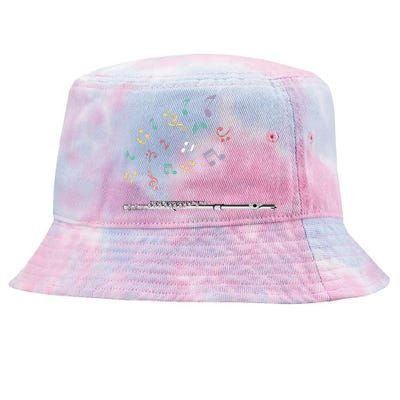 Classical Musical Instrument Flutist Gift Flute Tie-Dyed Bucket Hat