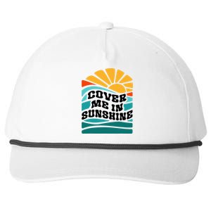 Cover Me In Sunshine Snapback Five-Panel Rope Hat