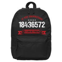 Car Mechanic If You Understand 18436572 Mechanical Engineer 16 in Basic Backpack