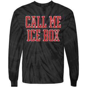 Call Me Ice Box Funny Tie-Dye Long Sleeve Shirt