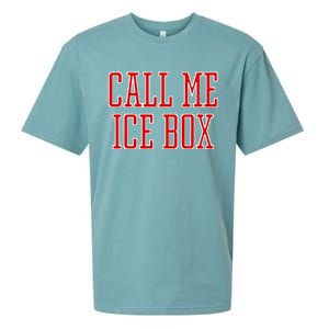 Call Me Ice Box Funny Sueded Cloud Jersey T-Shirt