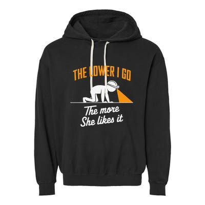 Coal Miner Job Profession Digging Occupation Coal Mining Garment-Dyed Fleece Hoodie