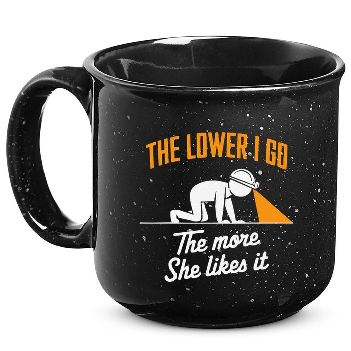 Coal Miner Job Profession Digging Occupation Coal Mining 15oz Campfire Ceramic Mug