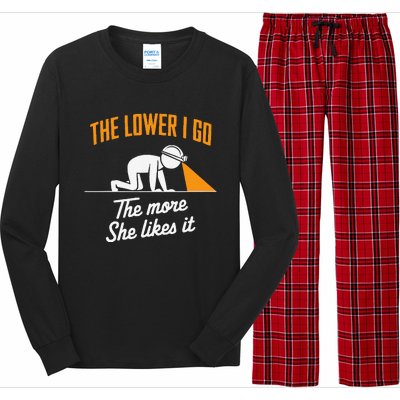 Coal Miner Job Profession Digging Occupation Coal Mining Long Sleeve Pajama Set