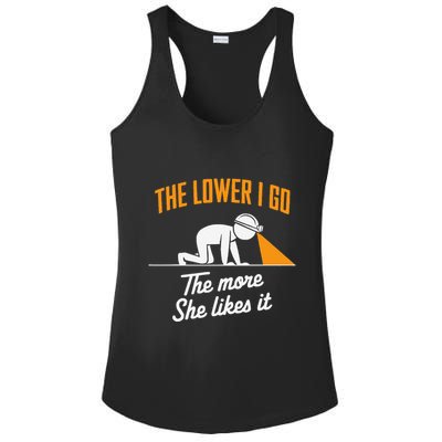 Coal Miner Job Profession Digging Occupation Coal Mining Ladies PosiCharge Competitor Racerback Tank